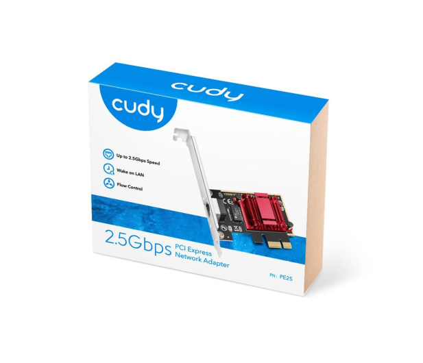 Cudy PE25 (100/1000/2500Mbit) - 1110348 - zdjęcie 2